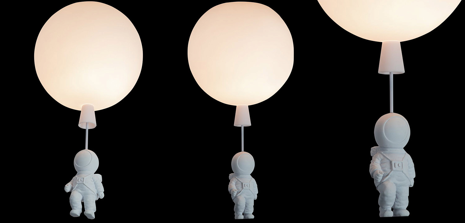 Потолочный светильник Cosmonaut white ball Потолочный светильник Cosmonaut white ball - Loft-Concept в Липецке
