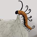 Статуэтка фантастический фрукт Exotic Tropical Fruit orange and white 67 варинант исполнения - 3 | Loft Concept в Липецке