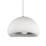 Подвесной светильник с куполообразным белым фактурным абажуром Sergey Makhno варинант исполнения - 1 | Loft Concept в Липецке