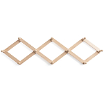 Настенная деревянная раздвижная вешалка Larson Wood Hanger варинант исполнения - 5 | Loft Concept в Липецке