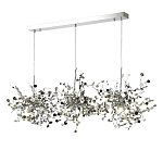 Люстра подвесная из трех частей с металлическими круглыми элементами Terzani Argent варинант исполнения - 7 | Loft Concept в Липецке