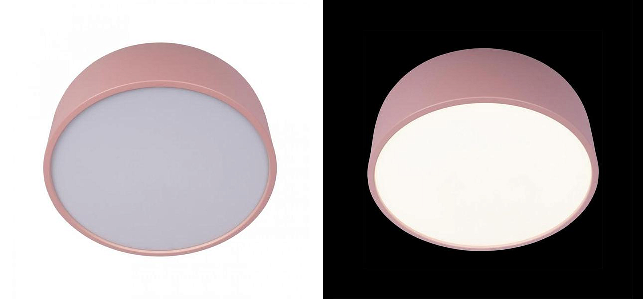 Светильник потолочный круглый Color cup Pink Светильник потолочный круглый Color cup Pink - Loft-Concept в Липецке