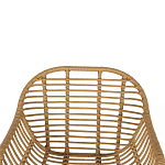 Стул с ротанговым плетением Wicker Half Chair с подлокотниками варинант исполнения - 4 | Loft Concept в Липецке