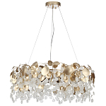 Люстра с декоративными подвесками из прозрачного стекла в форме монеток FAIRYTREE Light варинант исполнения - 10 | Loft Concept в Липецке