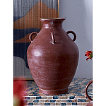 Ваза бордовая с 4-мя фактурными ручками Vase Burgundy Glaze варинант исполнения - 4 | Loft Concept в Липецке