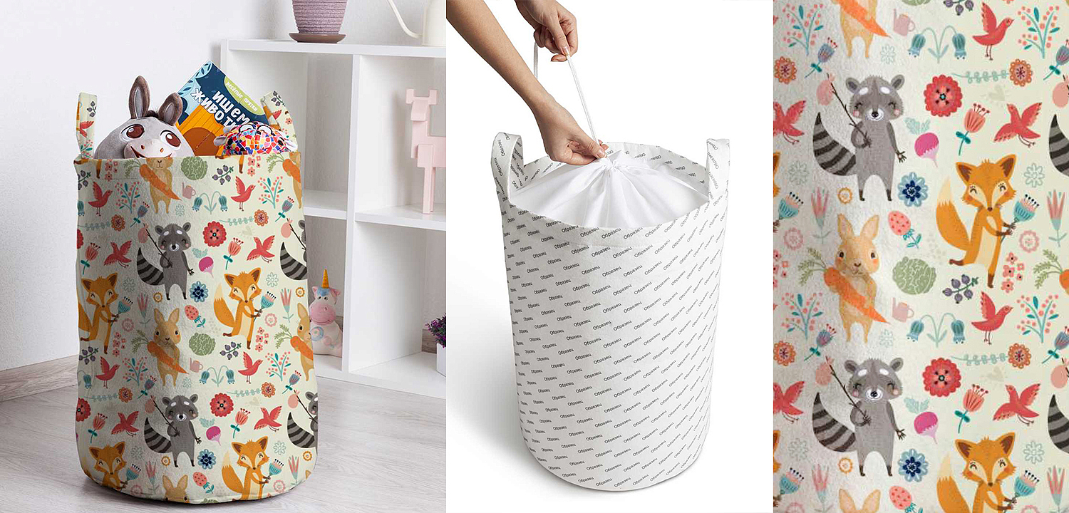 Корзина Little Animals Basket Корзина Little Animals Basket - Loft-Concept в Липецке