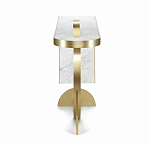 Консоль белая геометрической формы Collision варинант исполнения - 1 | Loft Concept в Липецке