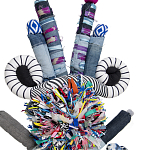 Кукла из джинсы Rusalka Upcycling варинант исполнения - 2 | Loft Concept в Липецке