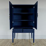 Кабинетный шкаф Elsa Dreams Blue с 2-мя ящиками варинант исполнения - 4 | Loft Concept в Липецке