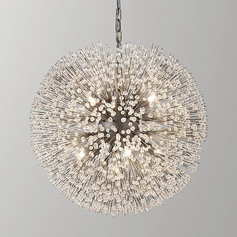 Люстра Dandelion Chandelier Серебряный Люстра Dandelion Chandelier Серебряный в Липецке | Loft Concept