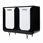 Черно-белый распашной комод Accordo варинант исполнения - 2 | Loft Concept в Липецке