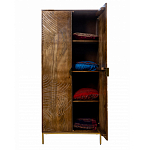 Распашной шкаф с фактурным фасадом Termite варинант исполнения - 3 | Loft Concept в Липецке