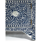 Комод инкрустация костью ORIENTAL Indian синий орнамент варинант исполнения - 5 | Loft Concept в Липецке