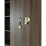 Большой шкаф с витриной Elsa Dreams Walnut варинант исполнения - 5 | Loft Concept в Липецке