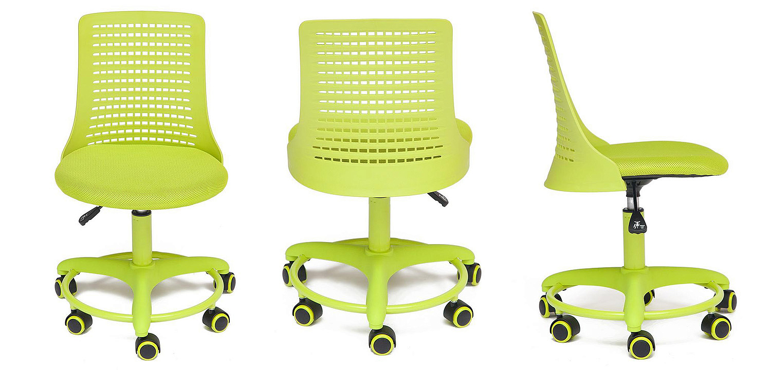 Кресло Bright Kiddie Office Chair light green Кресло Bright Kiddie Office Chair light green - Loft-Concept в Липецке