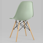 Пластиковый стул на ножках из массива бука Eames Mint варинант исполнения - 5 | Loft Concept в Липецке