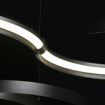 Люстра подвесная светодиодная в виде волнообразной ленты Ribbon Vortex варинант исполнения - 6 | Loft Concept в Липецке