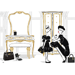 Megan Hess. Te Lttle Blk Dess варинант исполнения - 8 | Loft Concept в Липецке