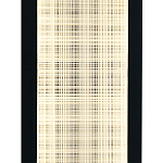 Светодиодное прямоугольное бра из металла черного цвета Lattice Lux варинант исполнения - 3 | Loft Concept в Липецке