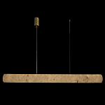 Подвесной светильник линейный цилиндрической формы из натурального алебастра Alabaster Geometry варинант исполнения - 1 | Loft Concept в Липецке