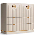 Комод с фактурным фасадом Satin Furniture варинант исполнения - 1 | Loft Concept в Липецке