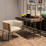 Письменный стол прямоугольный с 2-мя выдвижными ящиками Bristol варинант исполнения - 4 | Loft Concept в Липецке