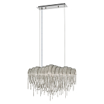 Люстра подвесная с металлическими цепочками и изогнутыми металлическими дугами 72 см Atlantis Chain варинант исполнения - 2 | Loft Concept в Липецке