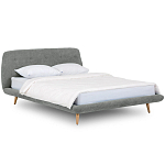Кровать с мягким изголовьем Palmer Bed варинант исполнения - 10 | Loft Concept в Липецке