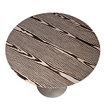 Стол барный круглый высокий с полосатым узором Zebroids варинант исполнения - 2 | Loft Concept в Липецке