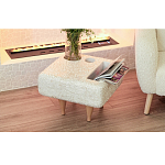 Керамический столик на деревянных ножках «Квадро» варинант исполнения - 7 | Loft Concept в Липецке