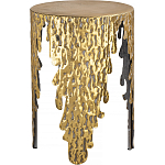 Столик дизайнерский Copper streaks варинант исполнения - 1 | Loft Concept в Липецке