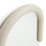 Зеркало овальное Curved Furniture бежевое варинант исполнения - 2 | Loft Concept в Липецке
