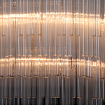 Люстра круглая с прозрачными стеклянными трубками Nembus варинант исполнения - 4 | Loft Concept в Липецке