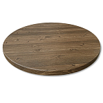 Стол журнальный c коричневой круглой столешницей на трех металлических ножках Charm Coffee Table варинант исполнения - 2 | Loft Concept в Липецке