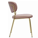 Стул Singer Chair без подлокотников Розовый Велюр варинант исполнения - 2 | Loft Concept в Липецке