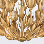 Люстра золотого цвета из множества металлических лепестков в форме тюльпанов Hinkley варинант исполнения - 5 | Loft Concept в Липецке