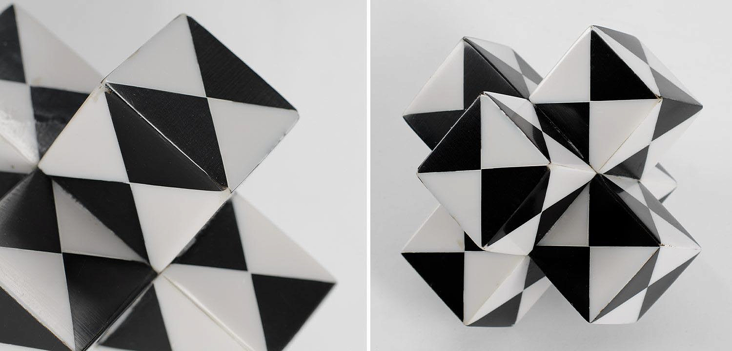 Статуэтка Geometric Figure black and white Статуэтка Geometric Figure black and white - Loft-Concept в Липецке