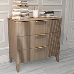 Комод коричневого цвета с 3-мя ящиками Harper Line варинант исполнения - 2 | Loft Concept в Липецке