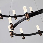 Люстра подвесная с двумя круглыми ярусами и цилиндрическими плафонами Arnaut Light варинант исполнения - 5 | Loft Concept в Липецке