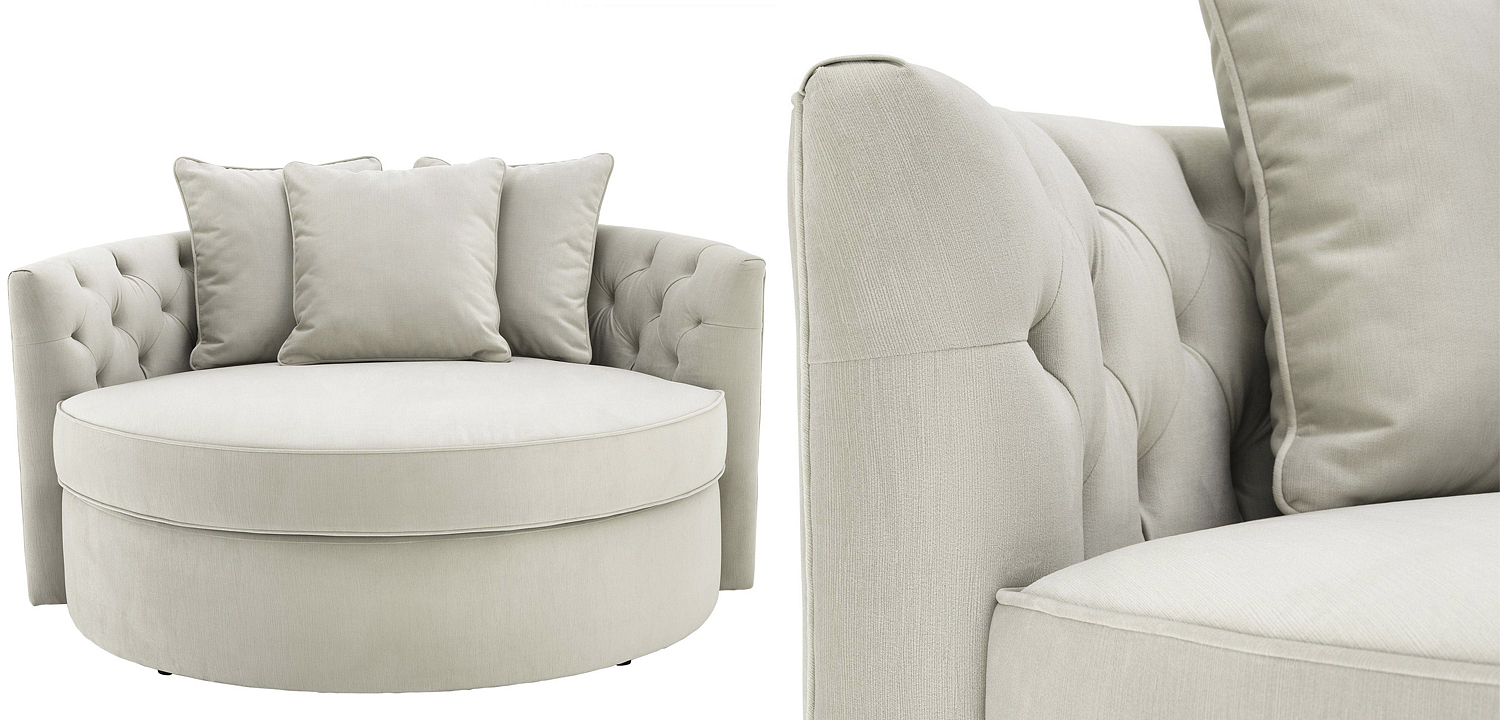 Диван Eichholtz Sofa Carlita Pebble grey Диван Eichholtz Sofa Carlita Pebble grey - Loft-Concept в Липецке