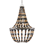 Люстра каплевидной формы с подвесками в виде декоративных бусин Flat Beads варинант исполнения - 3 | Loft Concept в Липецке