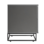 Тумба прикроватная цвета графит с ящиками Strict Lines варинант исполнения - 6 | Loft Concept в Липецке