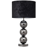 Настольная лампа с основанием в виде металлических сфер Balance Table Lamp Black варинант исполнения - 1 | Loft Concept в Липецке