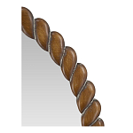 Зеркало с текстурной рамой из натурального дерева  Pine Wall Mirror варинант исполнения - 4 | Loft Concept в Липецке