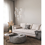 Люстра каскадная с 10-ю прозрачными плафонами Wave Line варинант исполнения - 12 | Loft Concept в Липецке