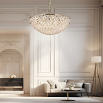 Люстра с каскадом из подвесных прозрачных элементов Attractiveness варинант исполнения - 4 | Loft Concept в Липецке