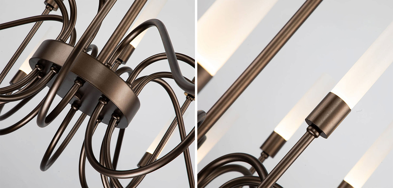 Люстра Faiber Brown Chandelier Люстра Faiber Brown Chandelier - Loft-Concept в Липецке