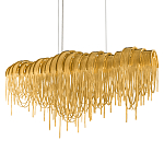 Люстра подвесная с металлическими дугами и длинными цепочками 115 см Atlantis Chain варинант исполнения - 1 | Loft Concept в Липецке