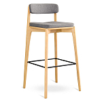 Барный стул из массива ясеня Elegant Ash Shape варинант исполнения - 2 | Loft Concept в Липецке