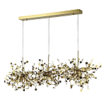 Люстра подвесная из трех частей с металлическими круглыми элементами Terzani Argent варинант исполнения - 3 | Loft Concept в Липецке